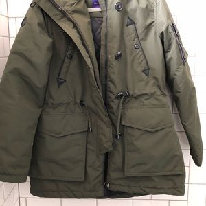 Madden girl green heavy coat. Great as a ski coat.
